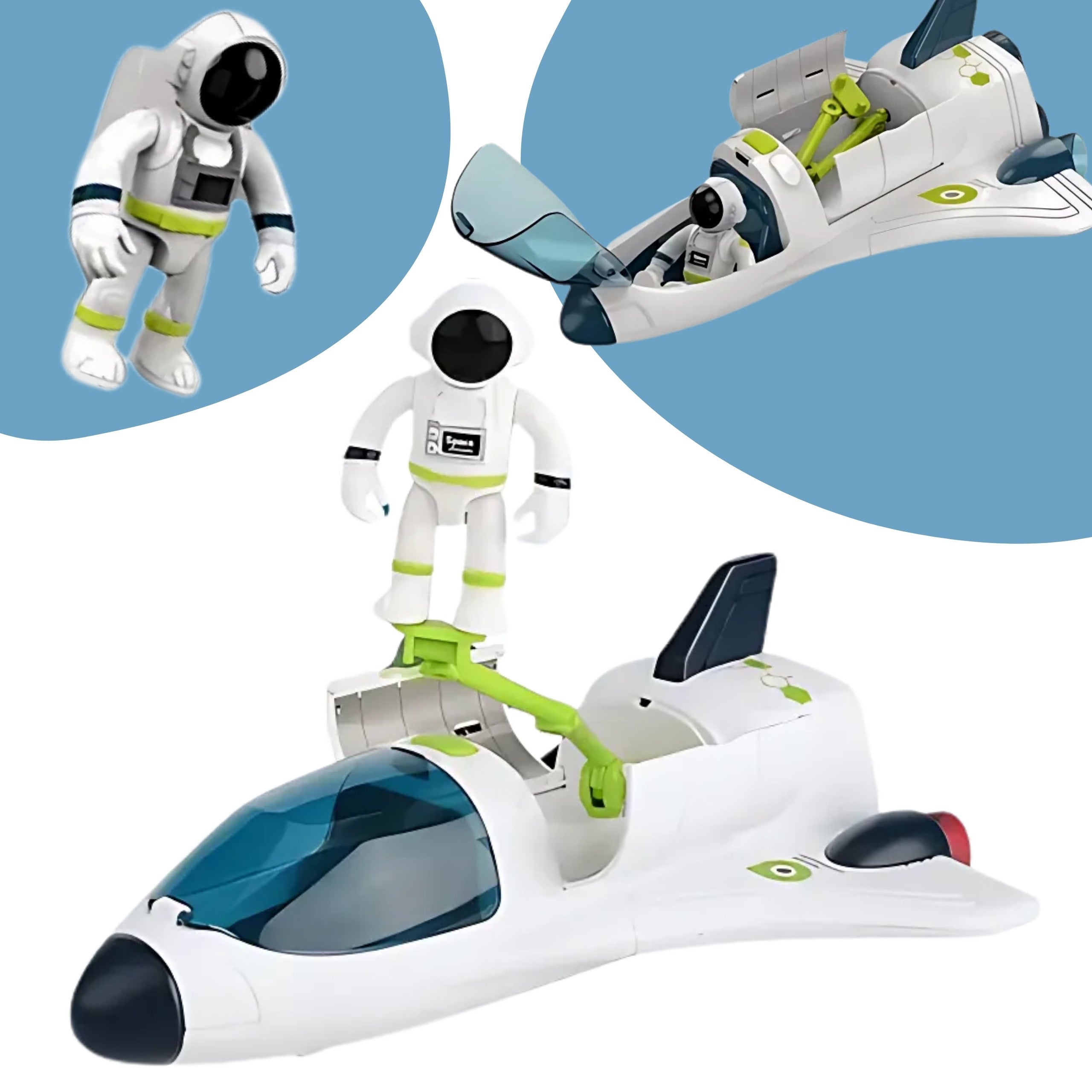 WOOPIE Zestaw Kosmiczny Prom i Łazik Space Set