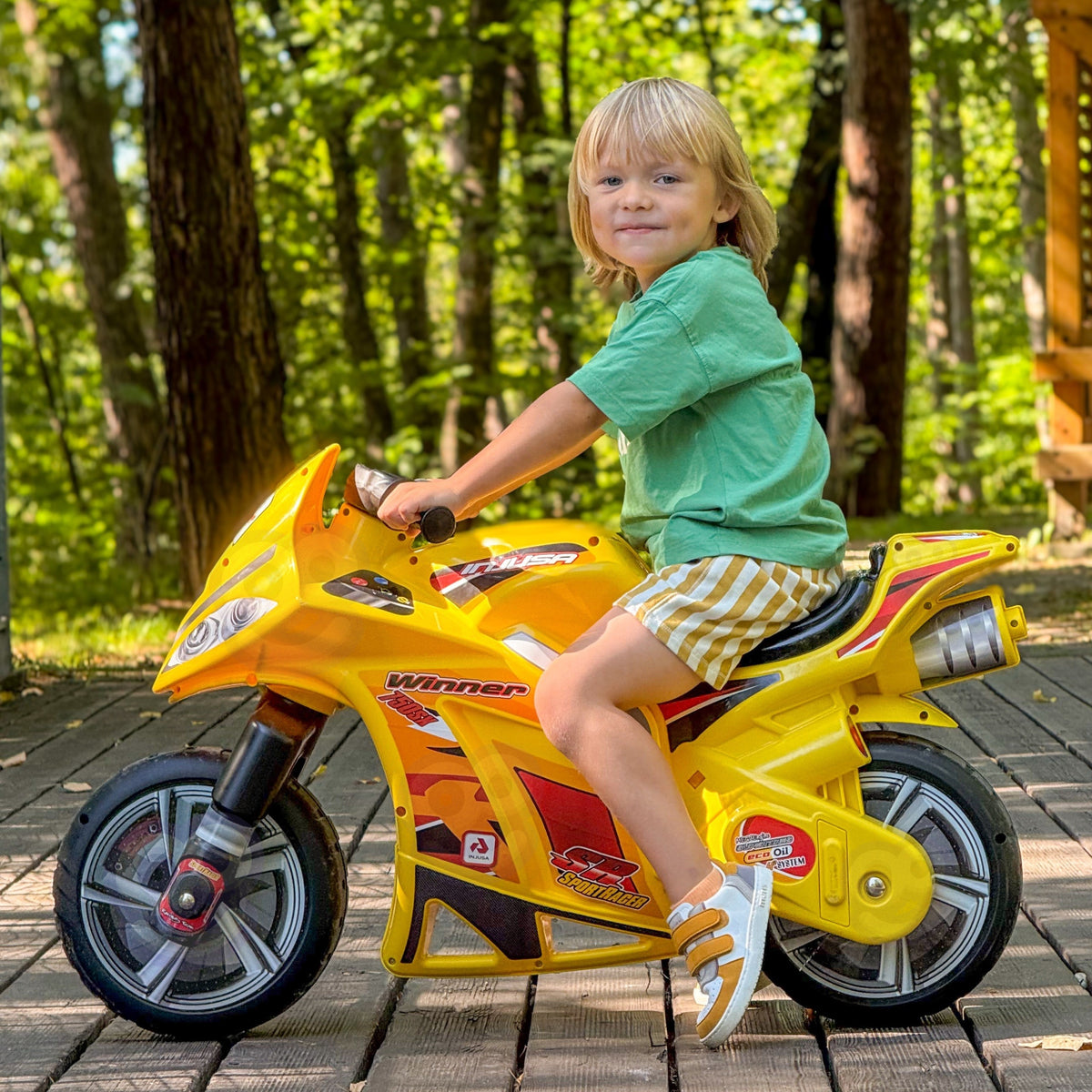 INJUSA Jeździk Pchacz Motor Biegowy Winner 750 sx (od 3 lat)