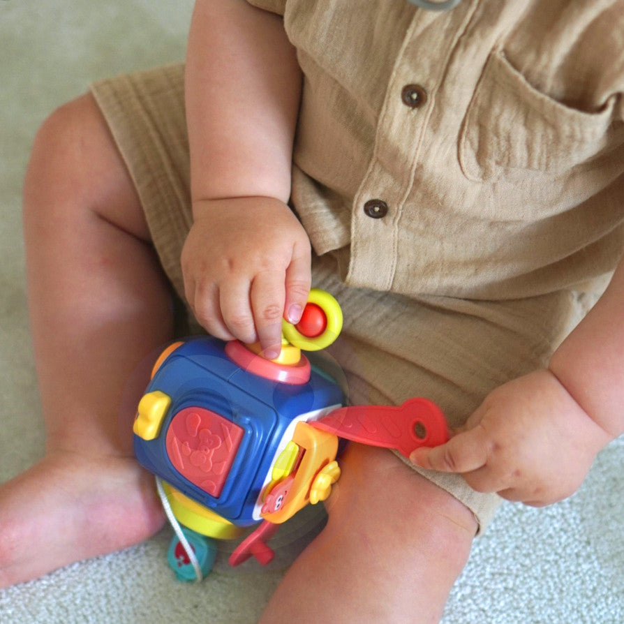 WOOPIE Pingwinek Montessori Kostka Sensoryczna 6w1