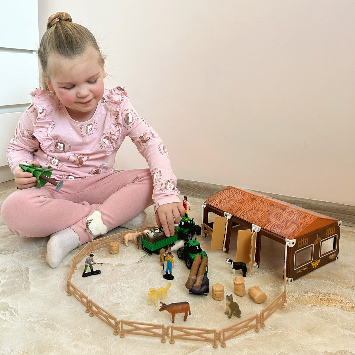 WOOPIE Zestaw Mały Farmer XL Figurki Gospodarstwo
