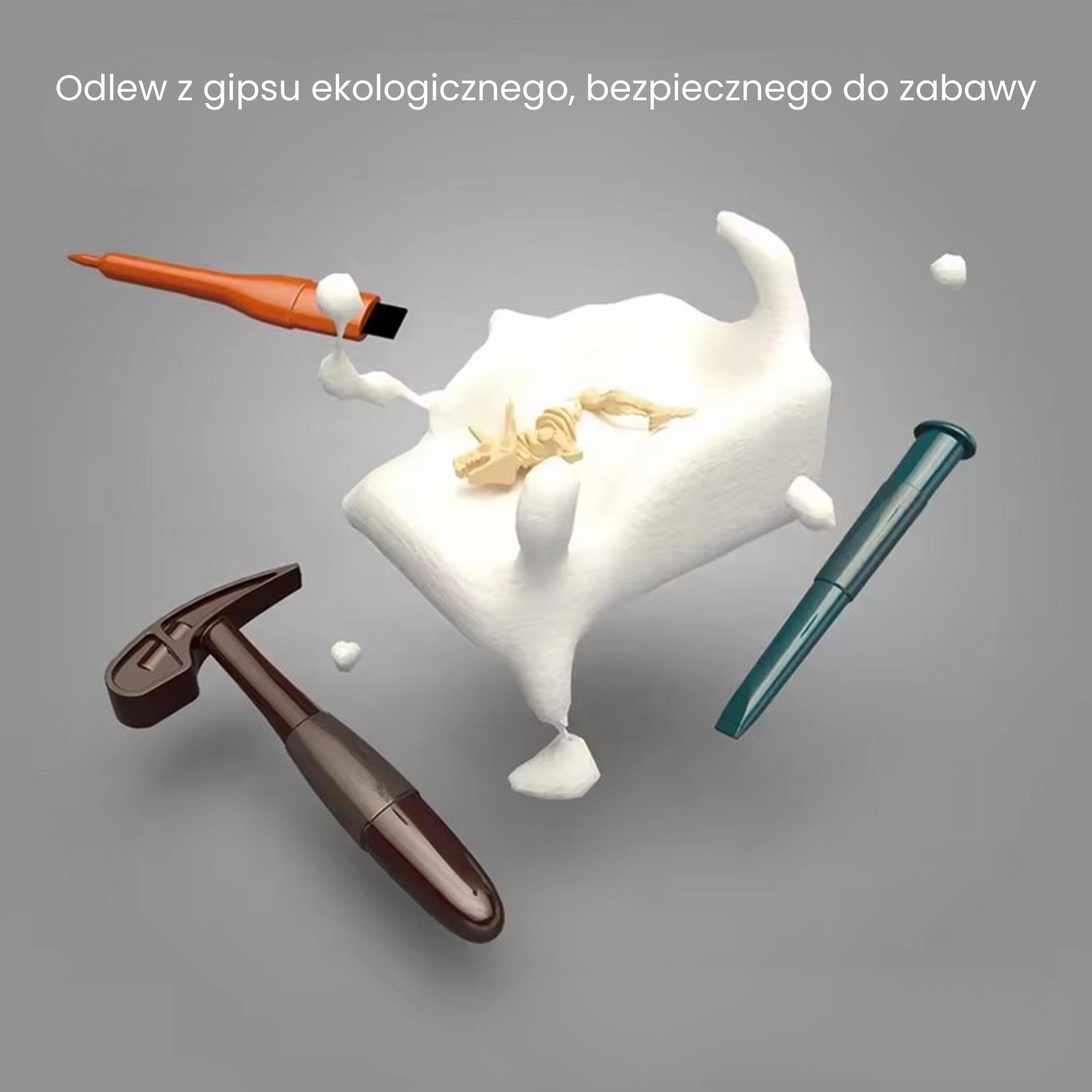 WOOPIE Wykopalisko "Mały Archeolog" 6 Szkieletów Dinozaurów