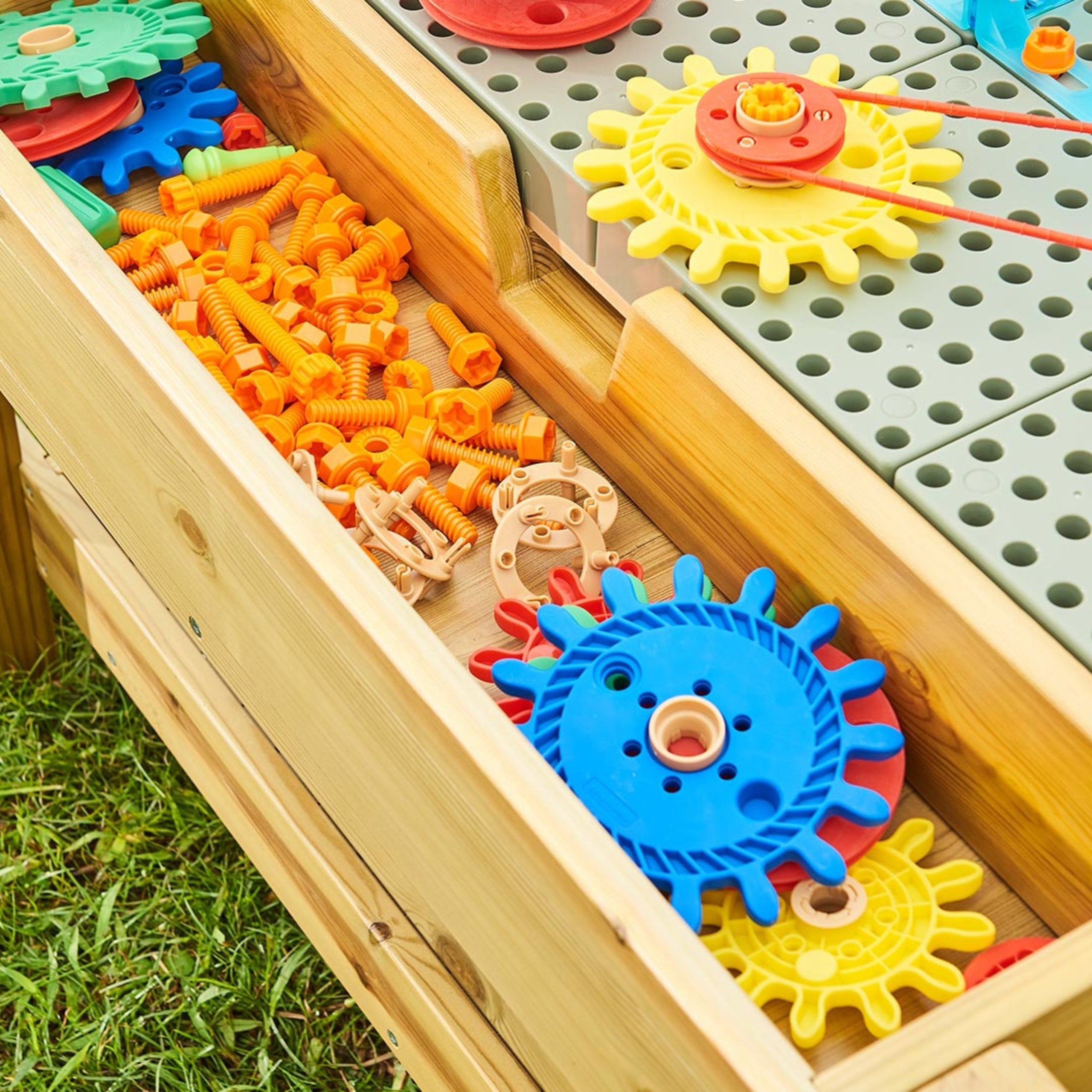 MASTERKIDZ Drewniany Stół Edukacyjny 1200L STEM Outdoor