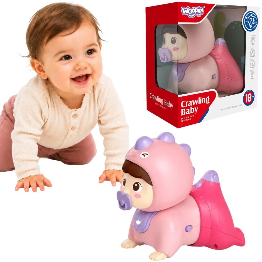 WOOPIE BABY Raczkujący Bobas Zabawka z Melodiami Świecąca