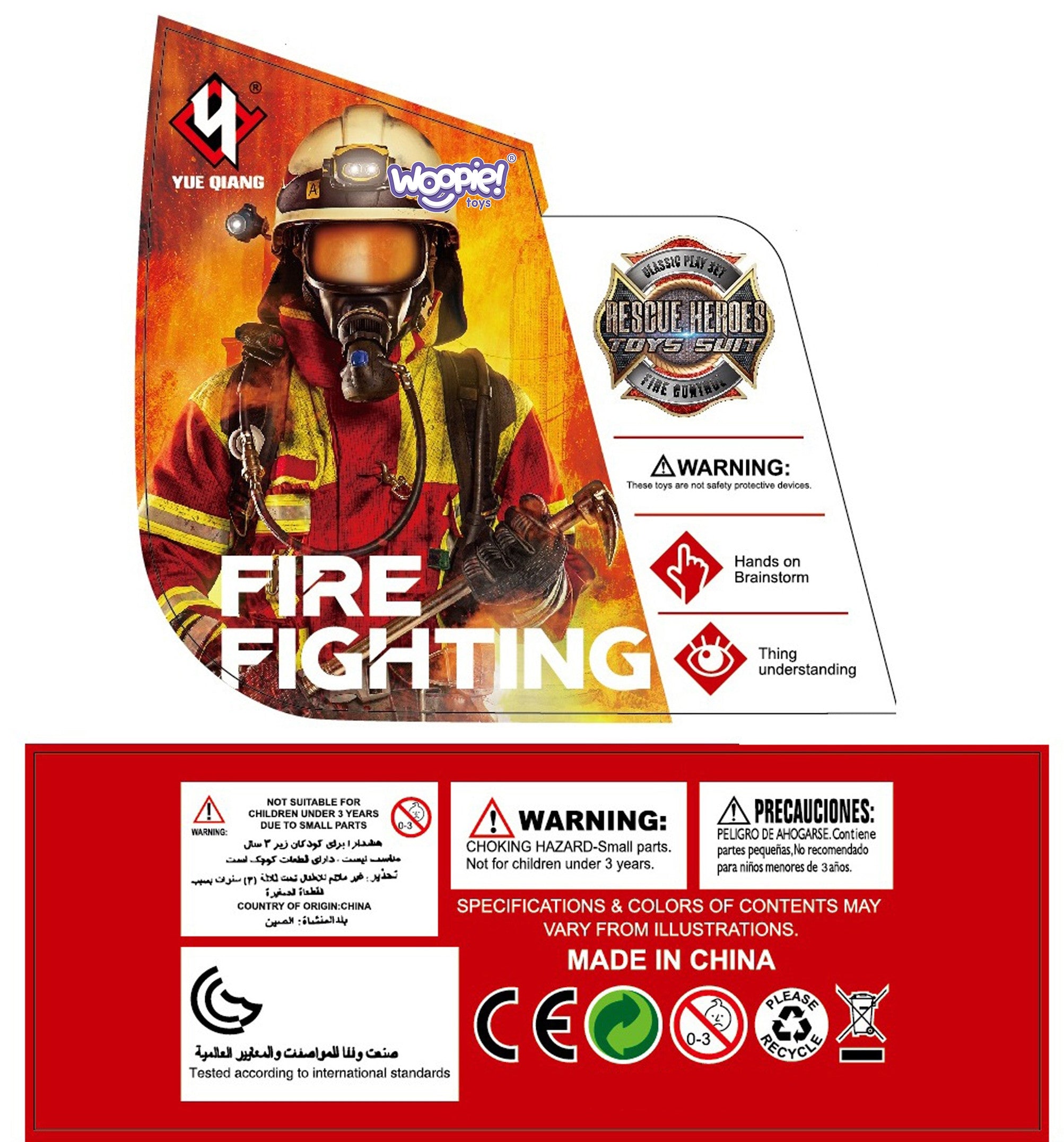WOOPIE Zestaw Walizka Strażaka z Gaśnicą 7 el.