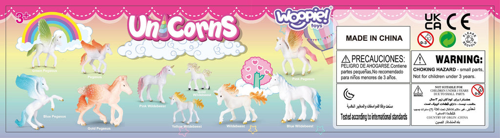 WOOPIE Zestaw Figurki Jednorożce 16 szt.