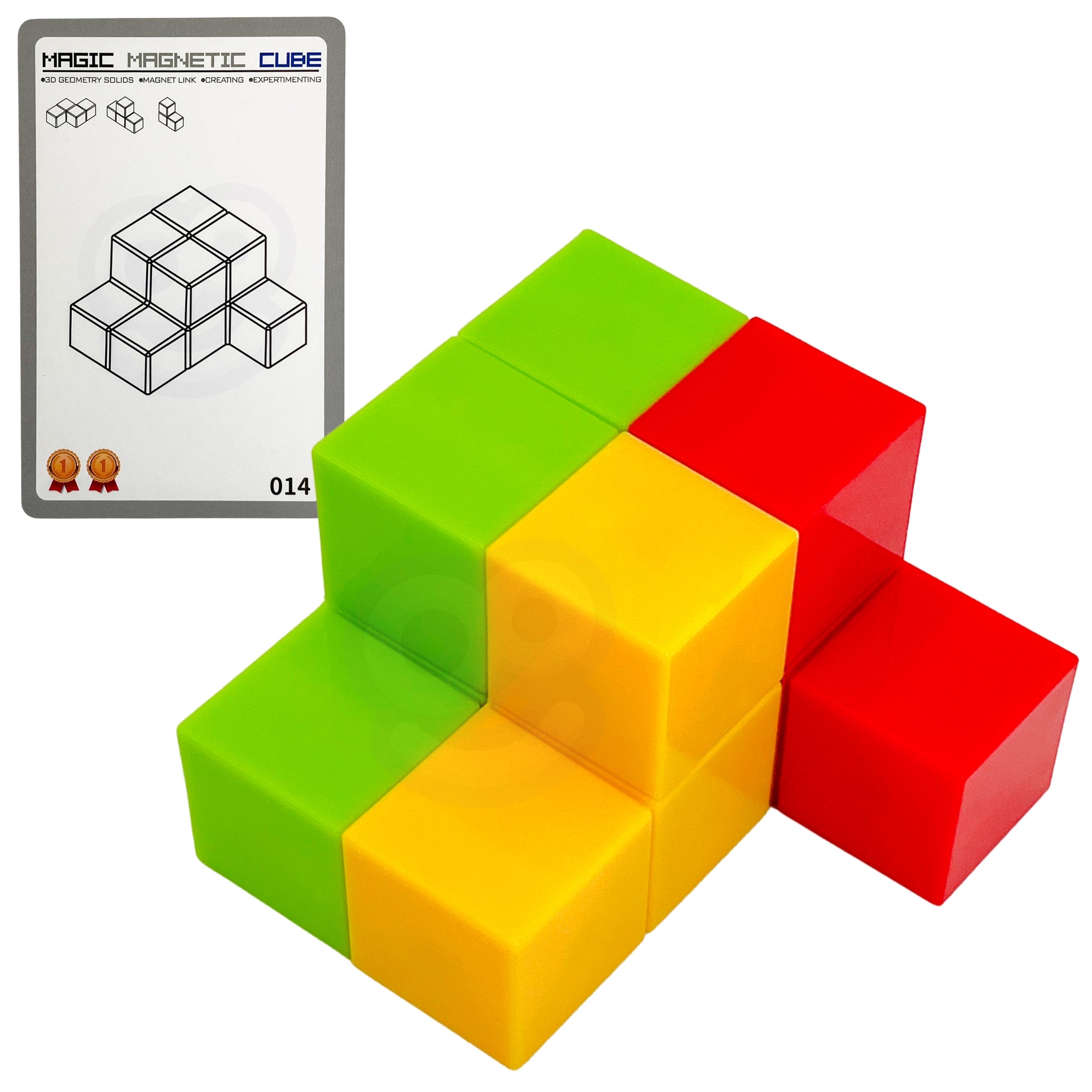 WOOPIE Układanka Kostka Tetris Z Zestawem Kart