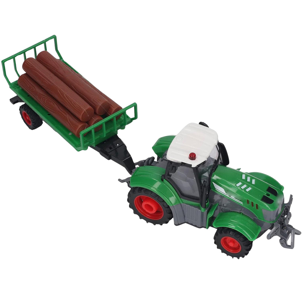 WOOPIE Traktor z Przyczepą na Pilota Sterowany RC - Skala 1:24