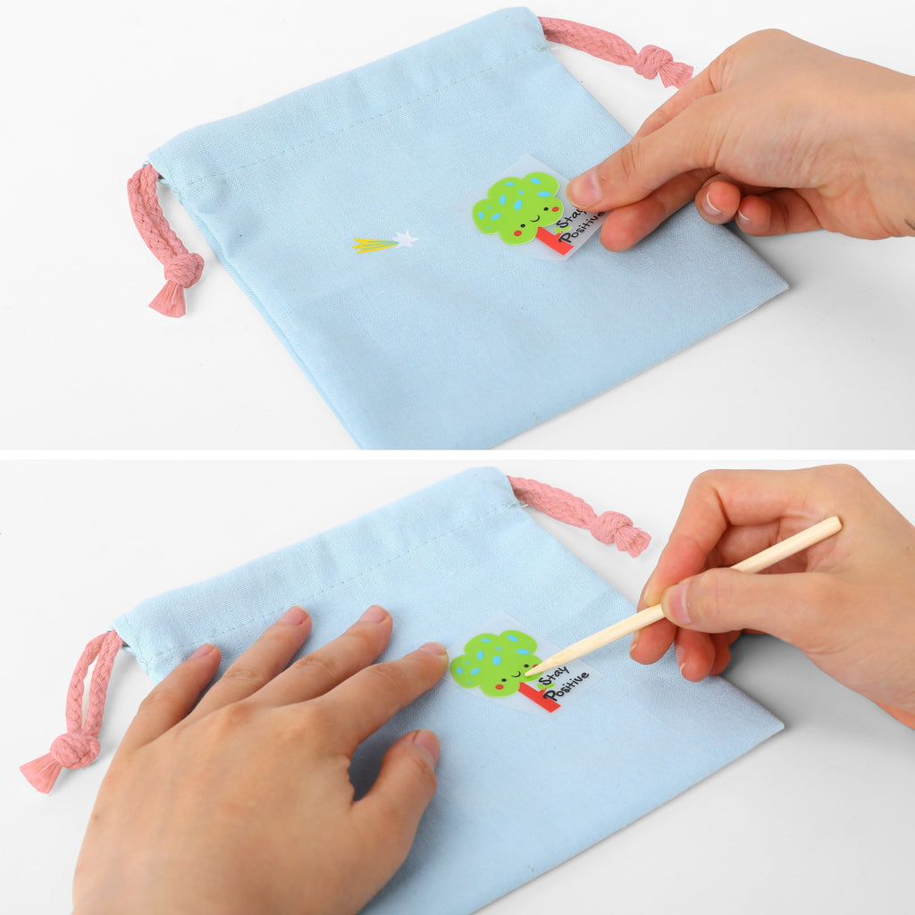 WOOPIE ART&FUN Zestaw Kreatywny Zrób Torebkę Dekorowanie Woreczka Imię Dziecka DIY