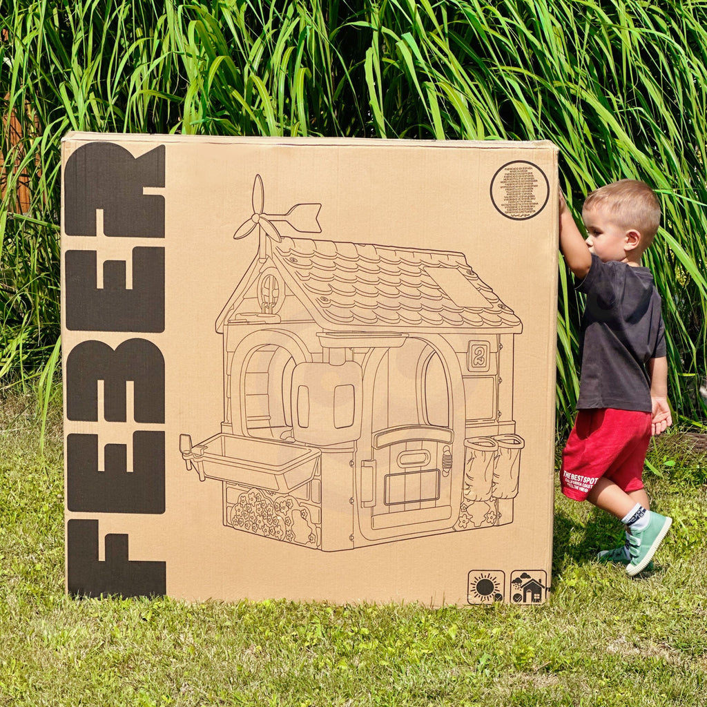 FEBER Domek ogrodowy Recycle Eco Segregacja Odpadów Zielona Energia