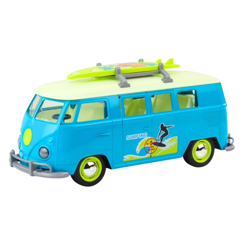WOOPIE Samochód Bus Surfingowy Klasyczny Ze Światłem I Dźwiękiem Model 1:14