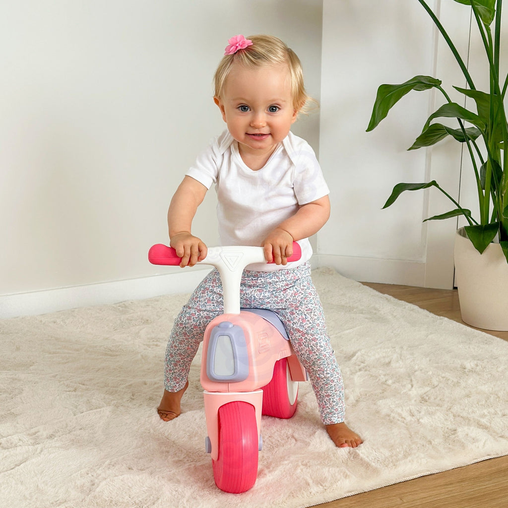 WOOPIE  BABY Rowerek Biegowy Jeździk Dźwięk 18m+ Różowy