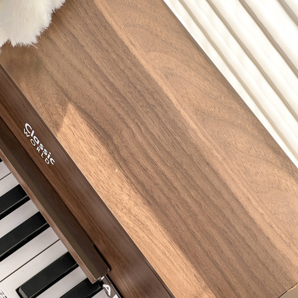 CLASSIC WORLD Drewniane Pianino Klasyczne + Książeczka do Nauki