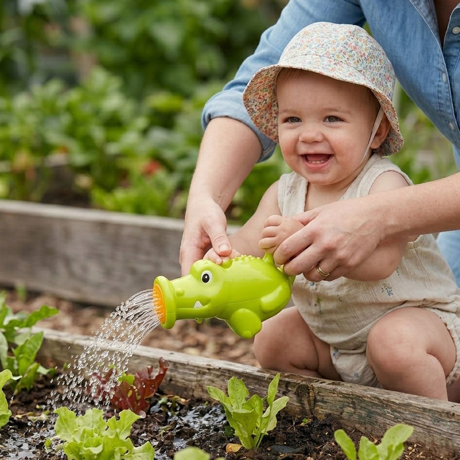 WOOPIE Zabawka do Kąpieli Konewka na Wodę na Plażę Krokodylek