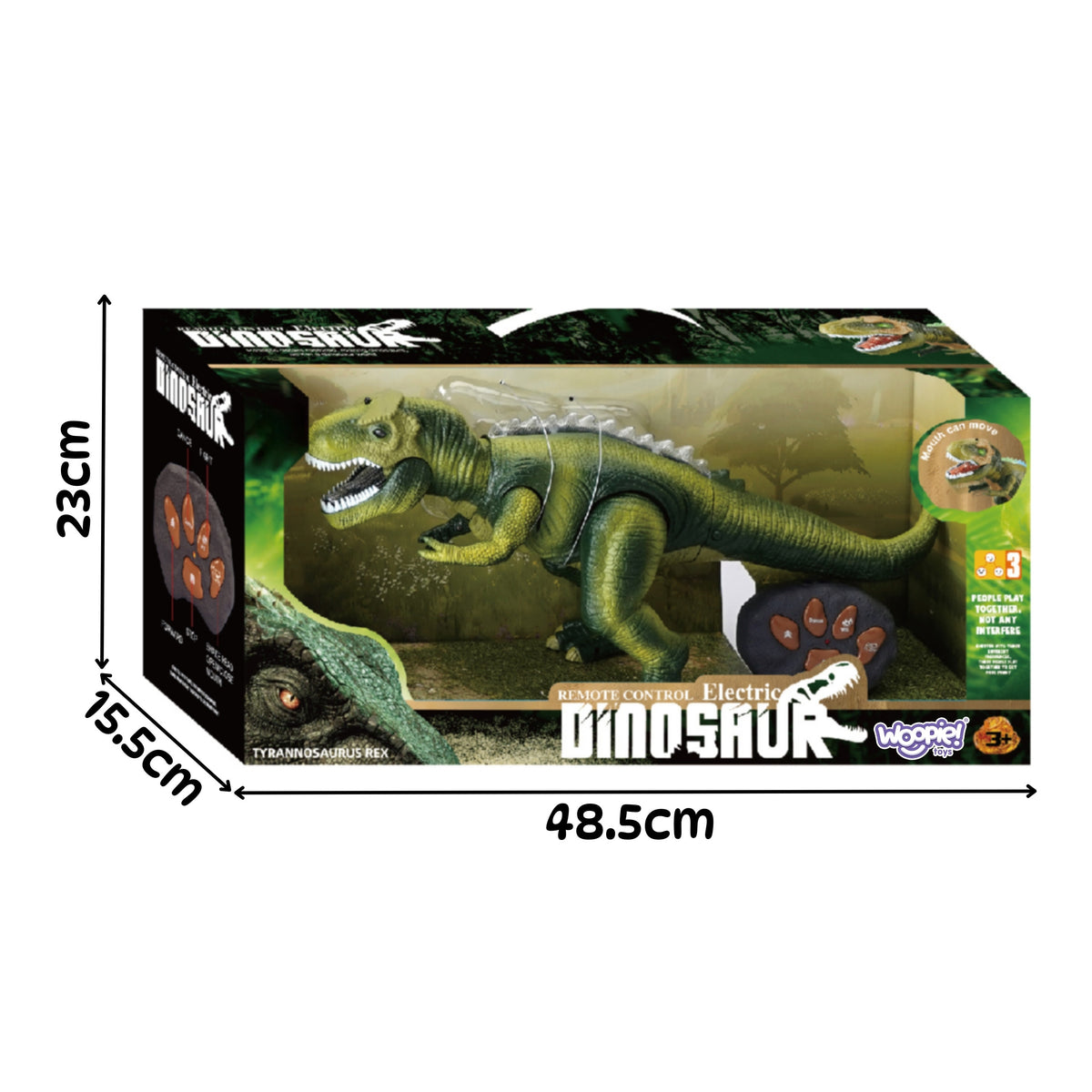 WOOPIE Dinozaur Zdalnie Sterowany RC Tyrannosaurus Rex