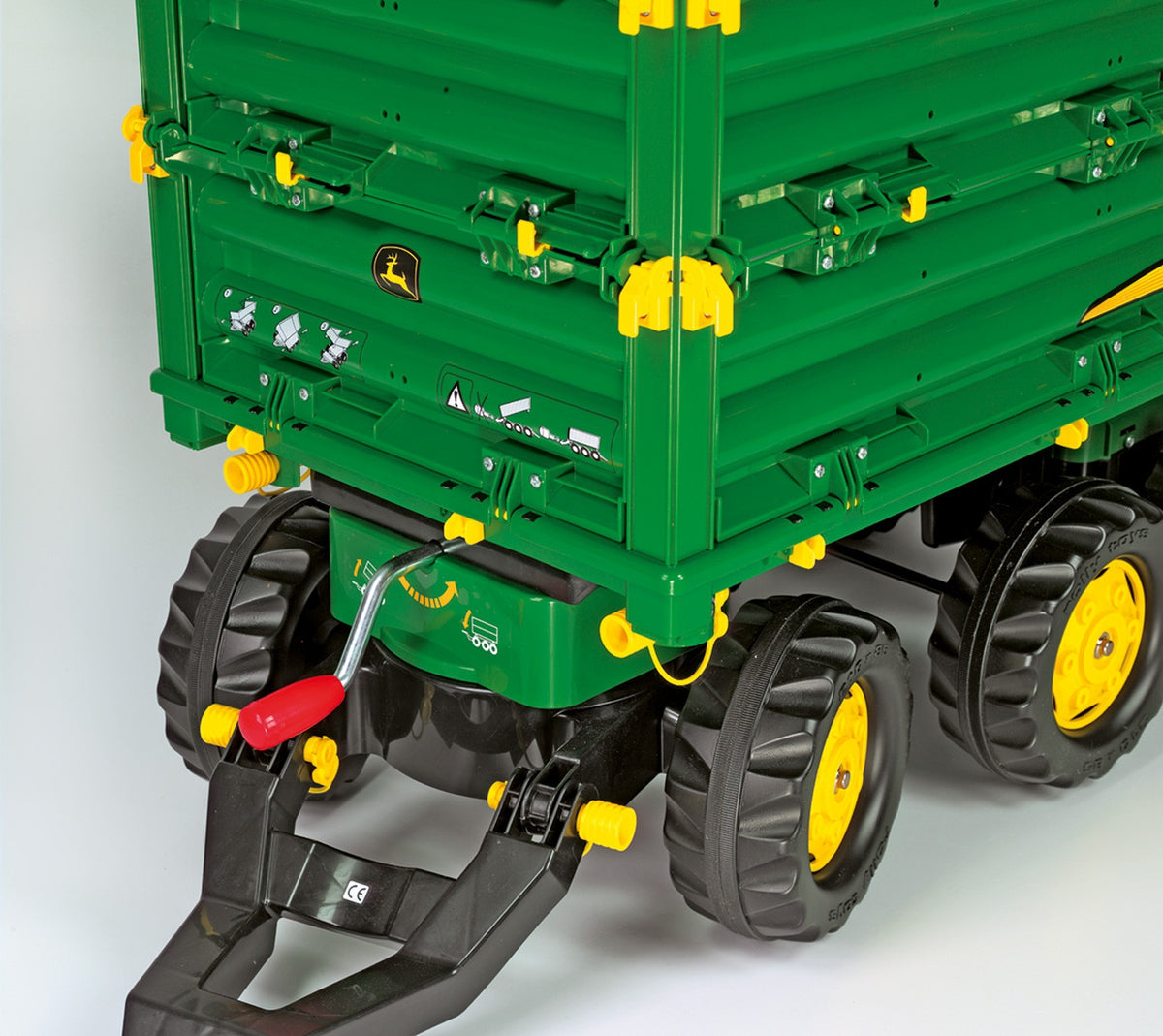 Rolly Toys rollyMulti Trailer -  Przyczepa Wywrotka Rolly Multi John Deere 3 osiowa