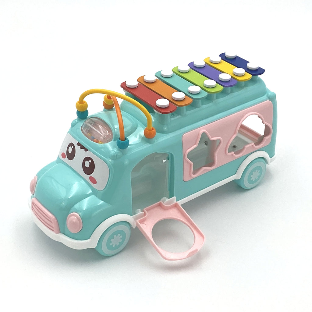 WOOPIE BABY Samochodzik Muzyczny Sorter z Cymbałkami Zielony