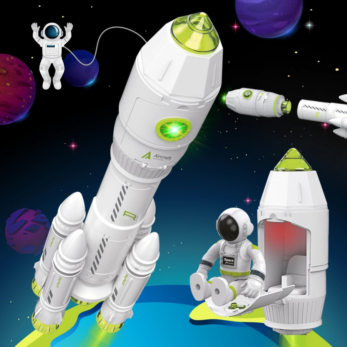 WOOPIE Interaktywna Rakieta Kosmiczna Space Set