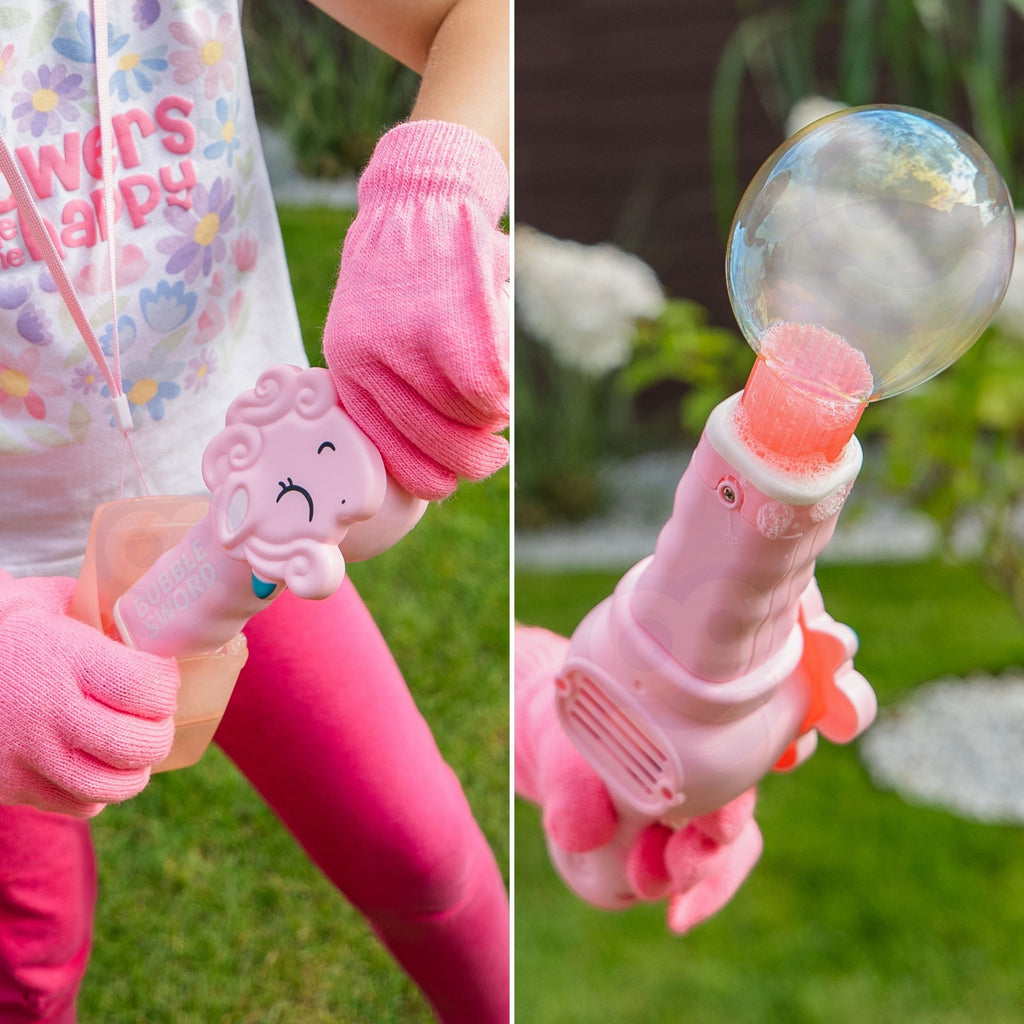WOOPIE Magiczny Pistolet Na Bańki z Dymem Maszynka Do Baniek Jednorożec