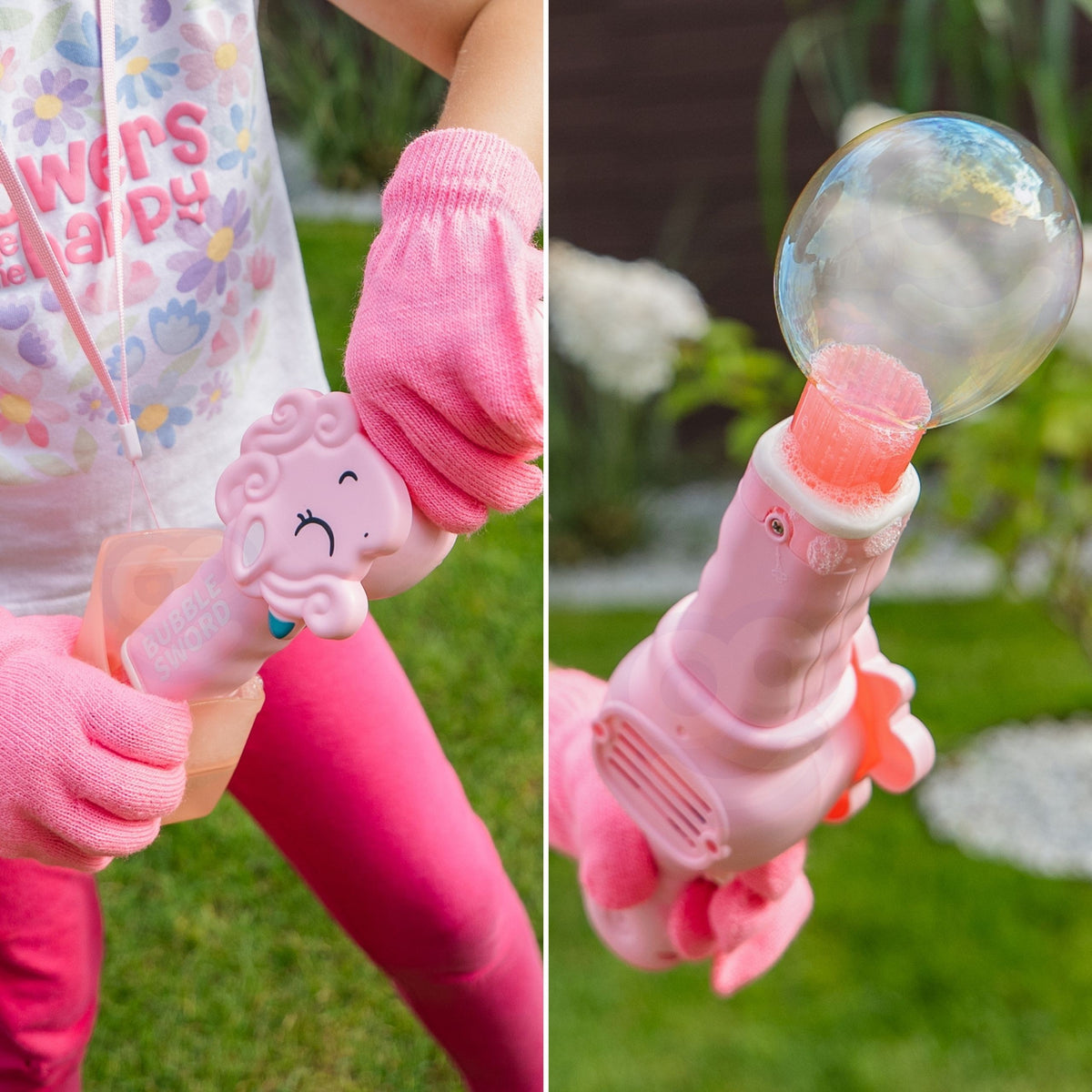 WOOPIE Magiczny Pistolet Na Bańki z Dymem Maszynka Do Baniek Jednorożec