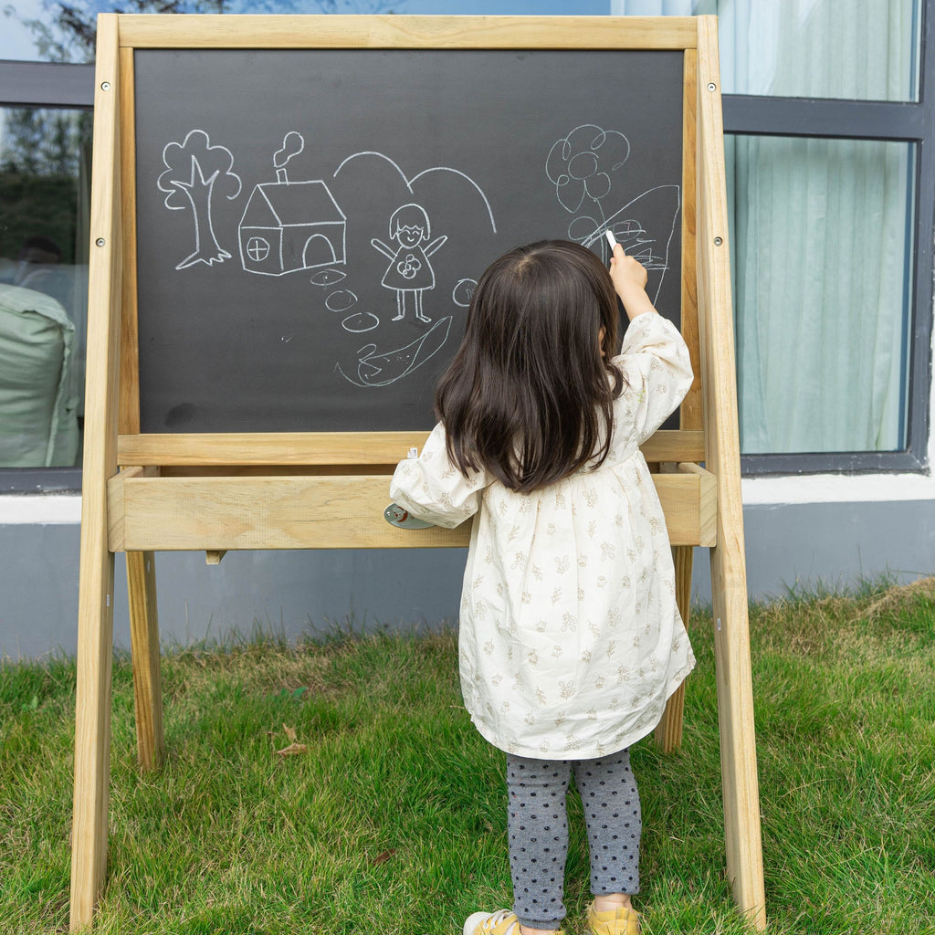 CLASSIC WORLD EDU Drewniana Tablica Kredowa Edukacyjna