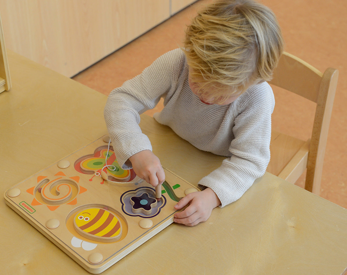 MASTERKIDZ Magnetyczny Labirynt Świat Owadów - Tabliczka