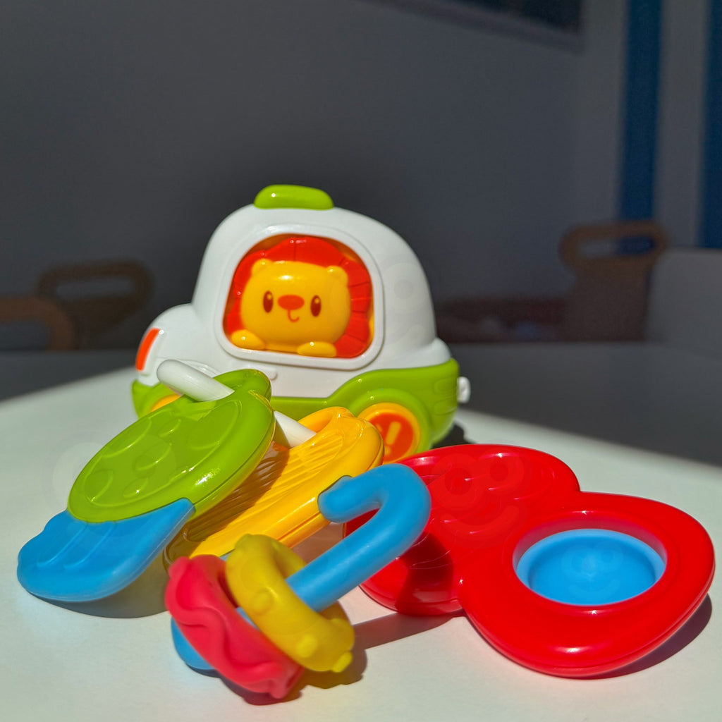 Woopie Baby Zabawka Interaktywna Pilot Samochodzik z Kluczykami Grzechotka Gryzak