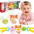 WOOPIE BABY Zawieszka do Wózka Łóżeczka Sensoryczna Grający Krab Lusterko Rybka 6m