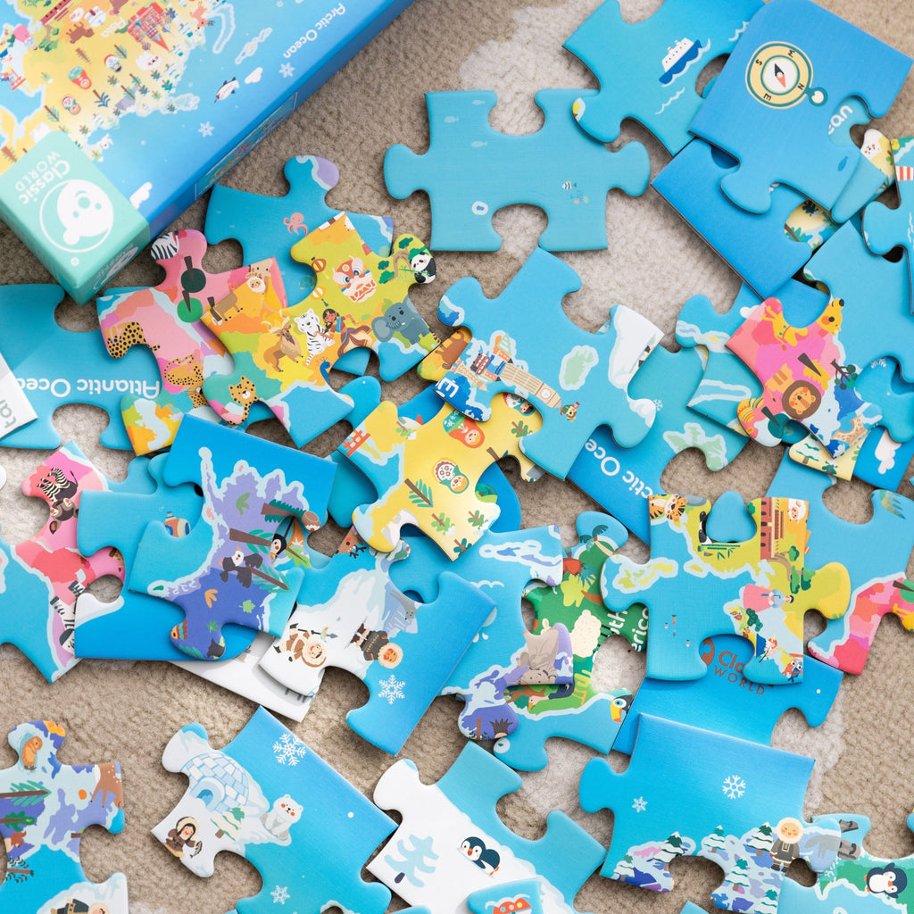 CLASSIC WORLD Puzzle Mapa Świata