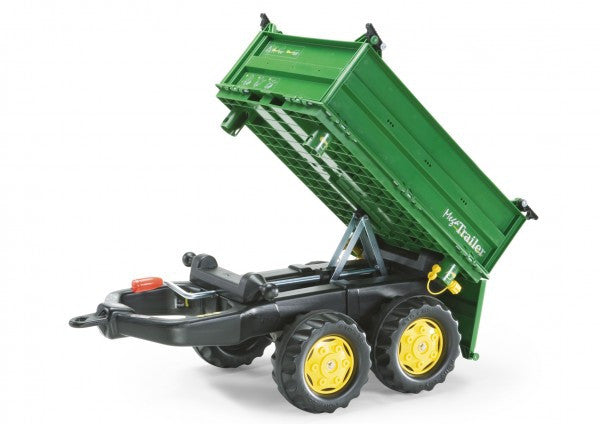 Rolly Toys Przyczepa wywrotka RollyMega Trailer Zielona