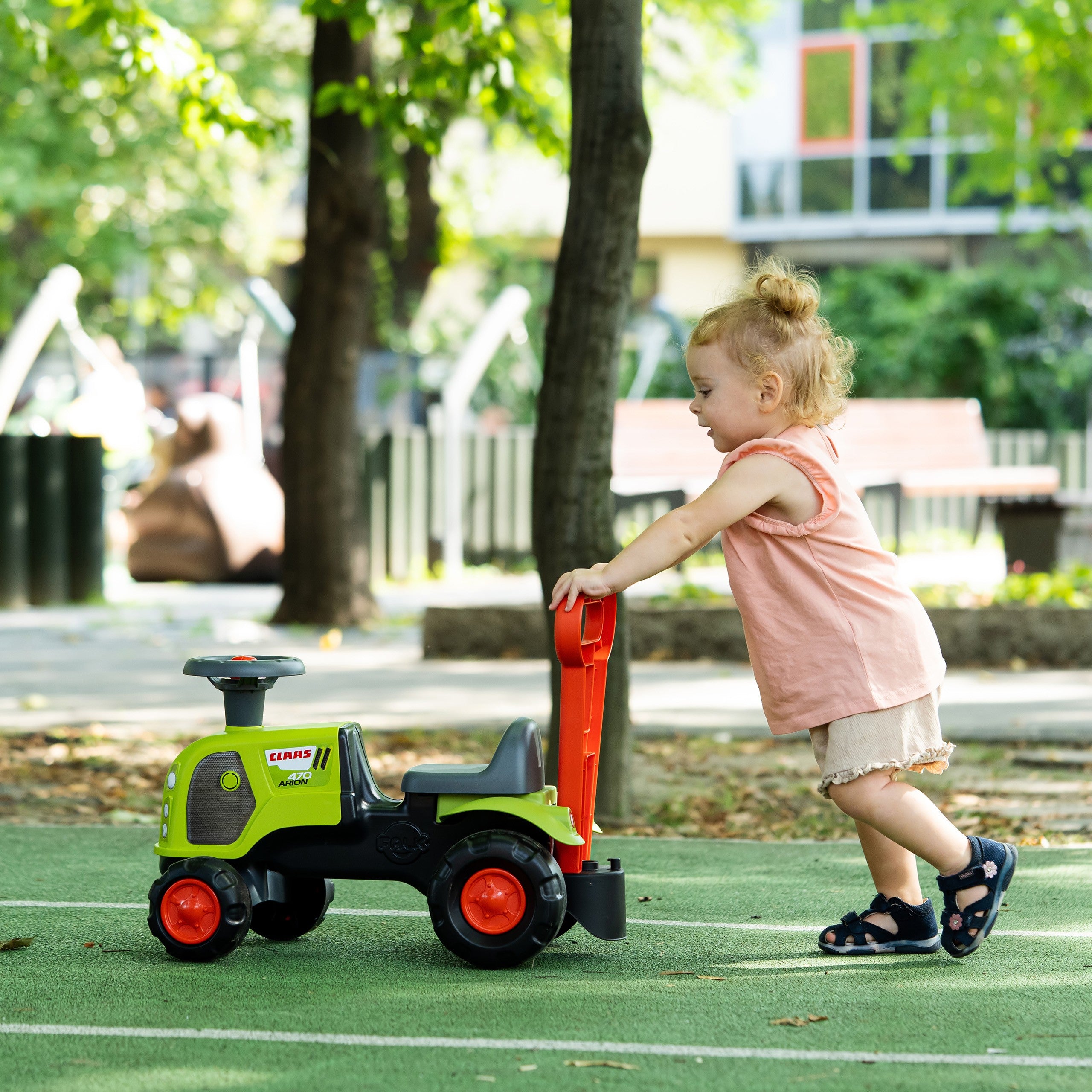FALK Jeździk Traktor Pchacz Baby Claas Arion 470 z Klaksonem