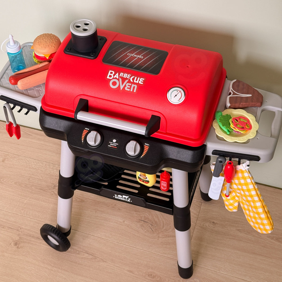 WOOPIE Grill Barbecue Kuchnia Ogrodowa Interaktywna LED Zestaw XL 31 el.