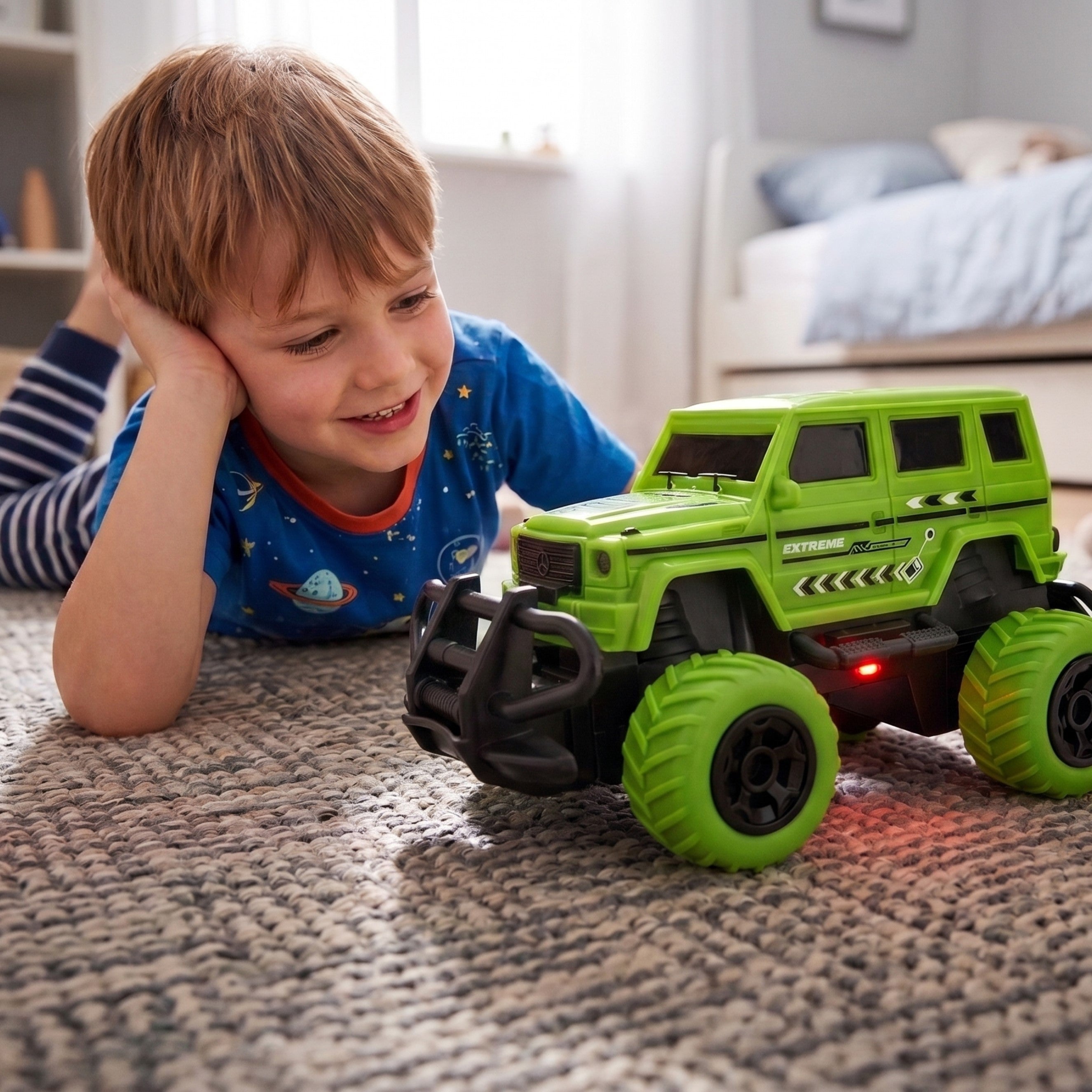 WOOPIE Samochód Zdalnie Sterowany RC Jeep Cross-Country LED
