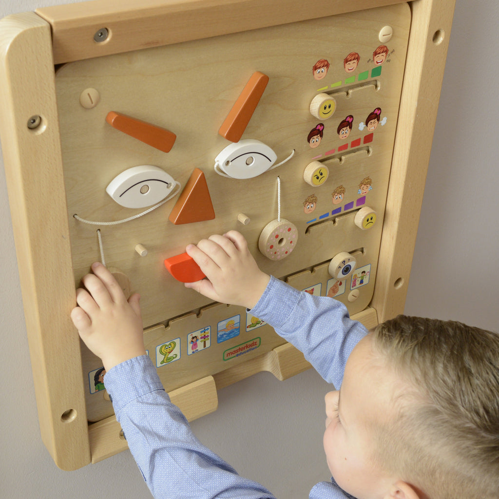 MASTERKIDZ Tablica Edukacyjna Jak Się Czujesz?  Nauka Emocji Montessori