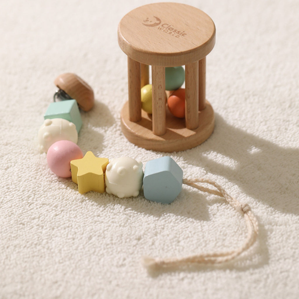 CLASSIC WORLD Prezent dla Niemowlaka Box Baby Shower Gryzak Przytulanka
