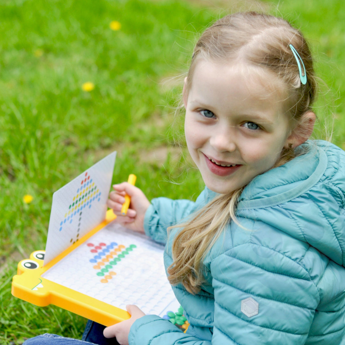 WOOPIE Tablica Magnetyczna dla Dzieci Montessori MagPad Dinozaur