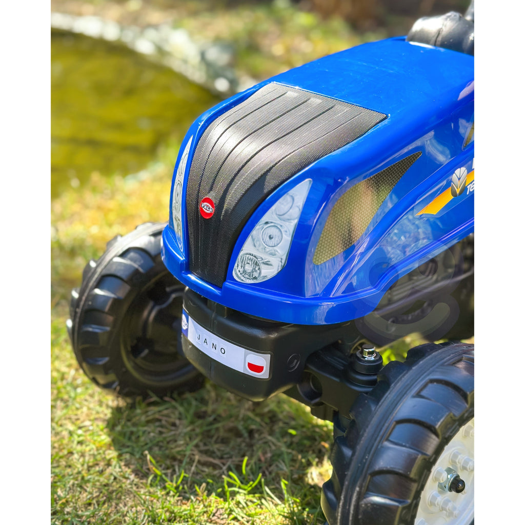 FALK Traktor na Pedały New Holland z Przyczepą i Otwieraną Maską 2-5 lat