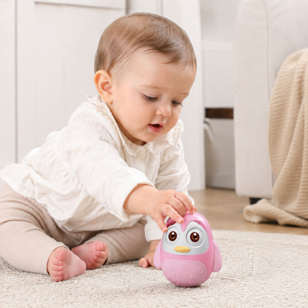 WOOPIE BABY Sensoryczny Pingwinek Wańka Wstańka