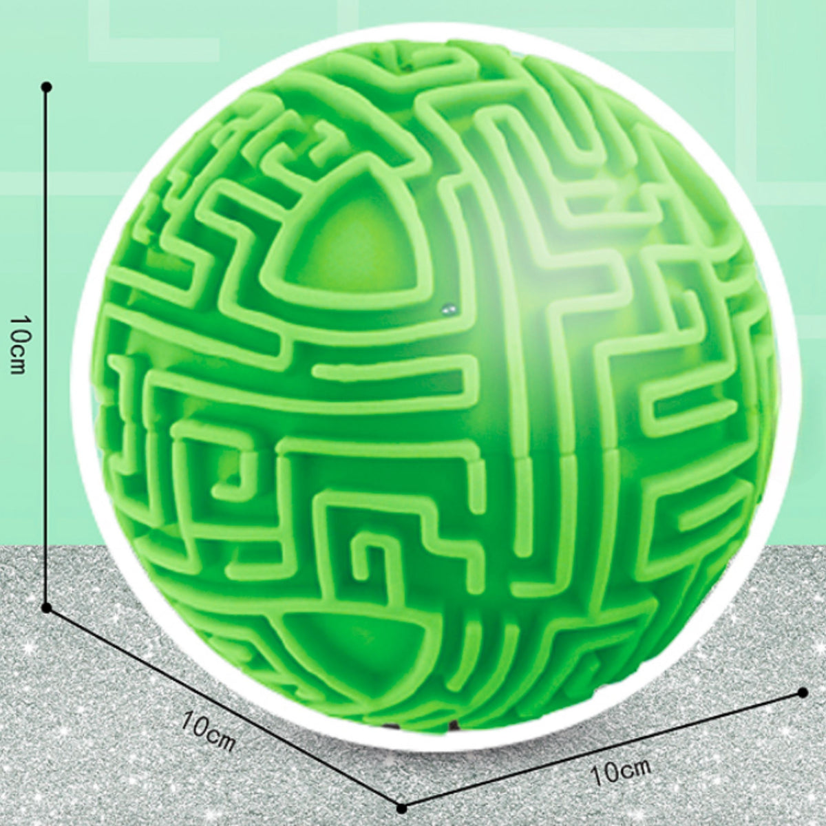 WOOPIE Zielona Kula Labirynt 3D Gra Zręcznościowa Amaze Ball