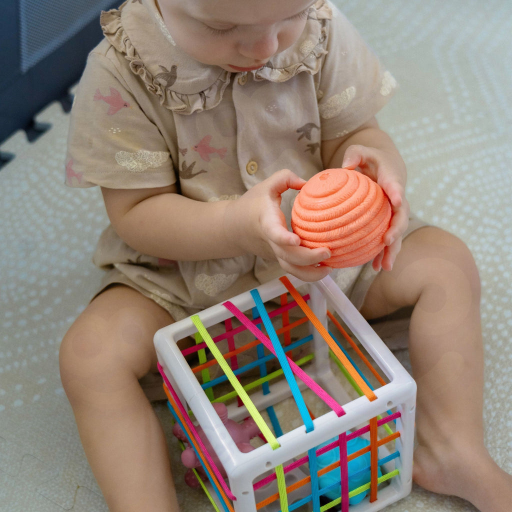 WOOPIE BABY Elastyczna Kostka Sensoryczna Sorter dla Dzieci Zwariowane Kształty 5 el.
