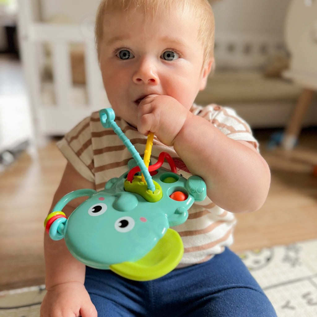 WOOPIE BABY Gryzak Sensoryczny Słonik Montessori 4w1