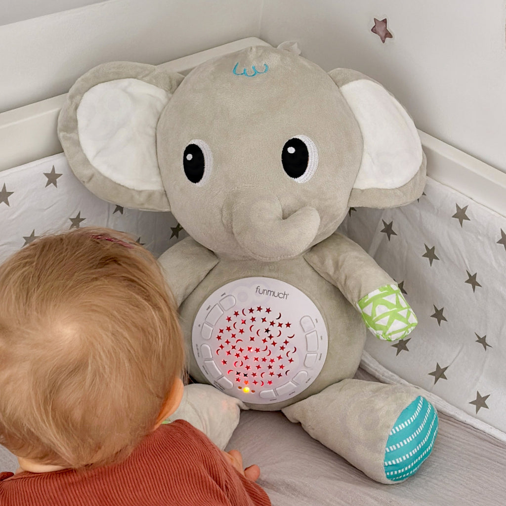 WOOPIE BABY Przytulanka Słonik Z Projektorem Uspokajacz 12 Melodii