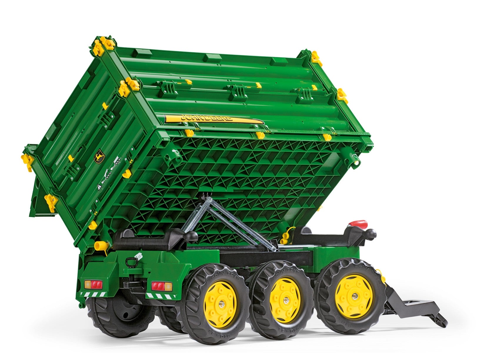 Rolly Toys rollyMulti Trailer -  Przyczepa Wywrotka Rolly Multi John Deere 3 osiowa
