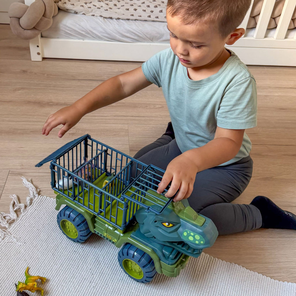 WOOPIE Ciężarówka Dinozaur Transporter Figurki