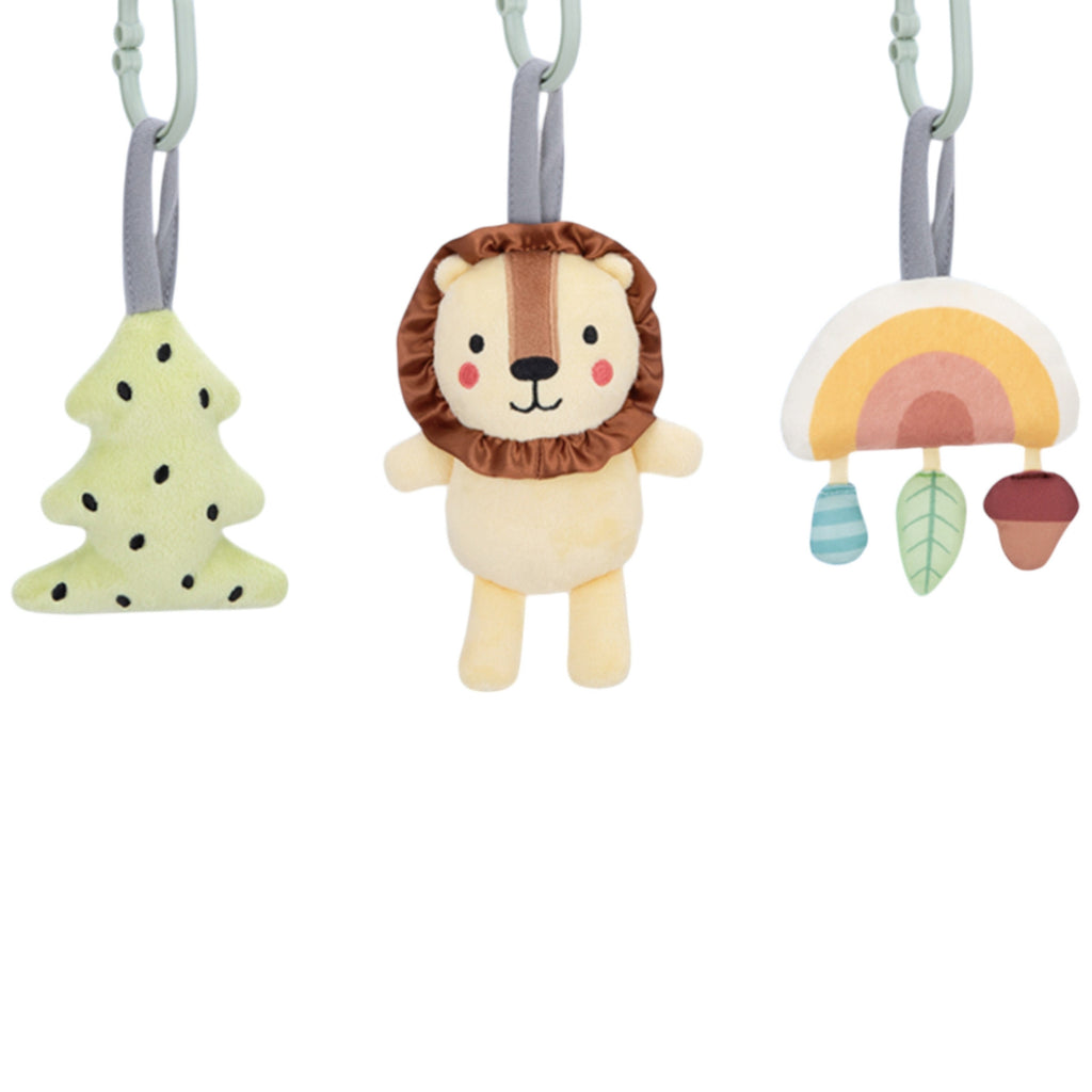 TOOKY TOY Baby Gym Stojak Edukacyjny Gimnastyczny 3 Pluszowe Zawieszki