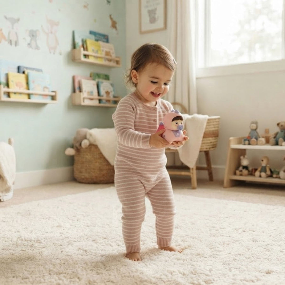 WOOPIE BABY Raczkujący Bobas Zabawka z Melodiami Świecąca