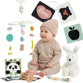 CLASSIC WORLD Prezent dla Niemowlaka Box Baby Shower Gryzak Przytulanka