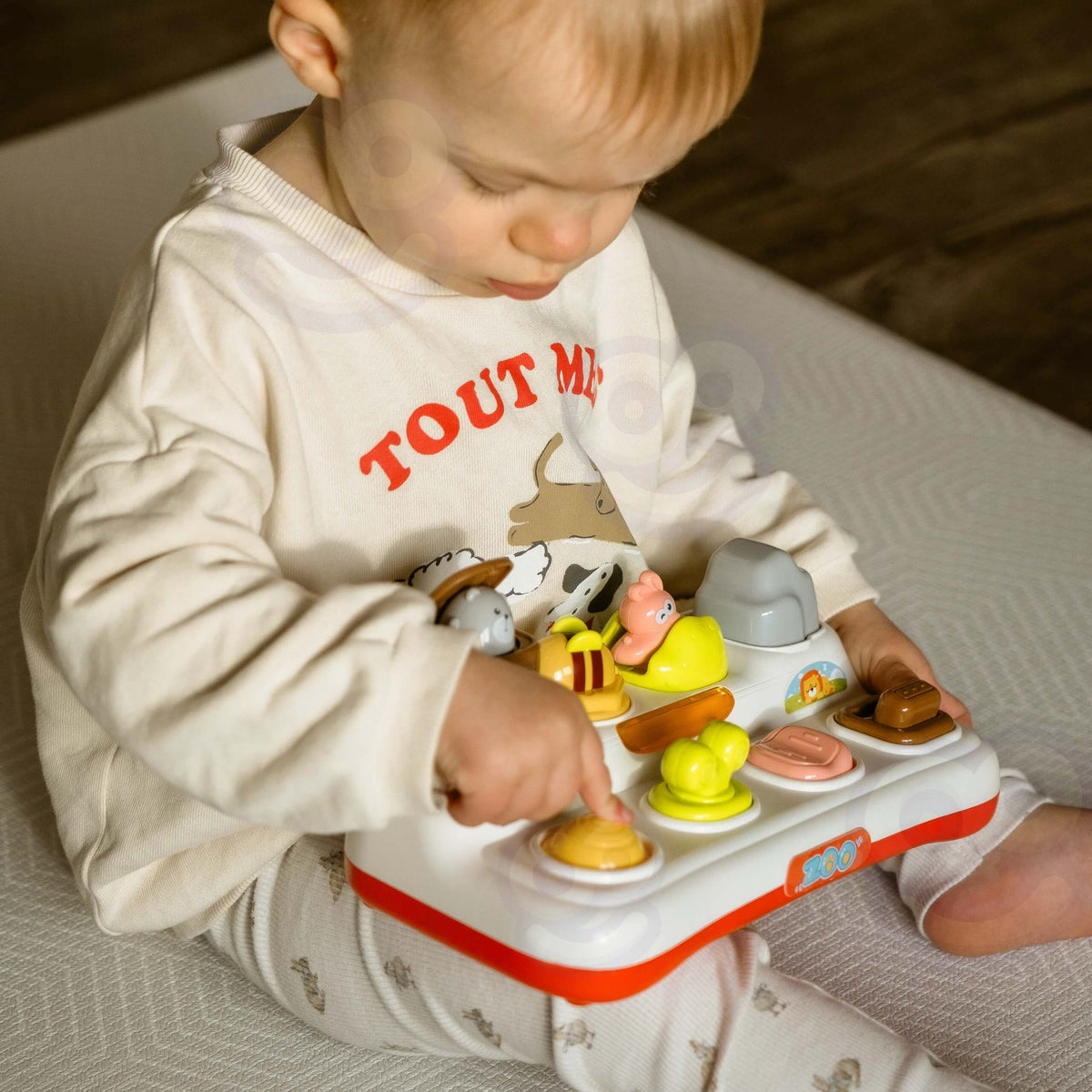 WOOPIE BABY Zabawka Edukacyjna Wyskakujące Zwierzątka ZOO Pop Up