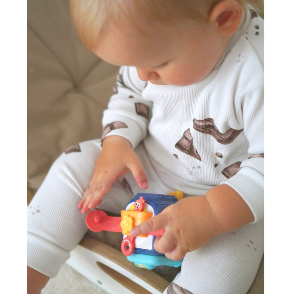 WOOPIE Pingwinek Montessori Kostka Sensoryczna 6w1