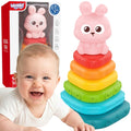 WOOPIE BABY Piramidka Sensoryczna Wieża Sorter Króliczek 6m+