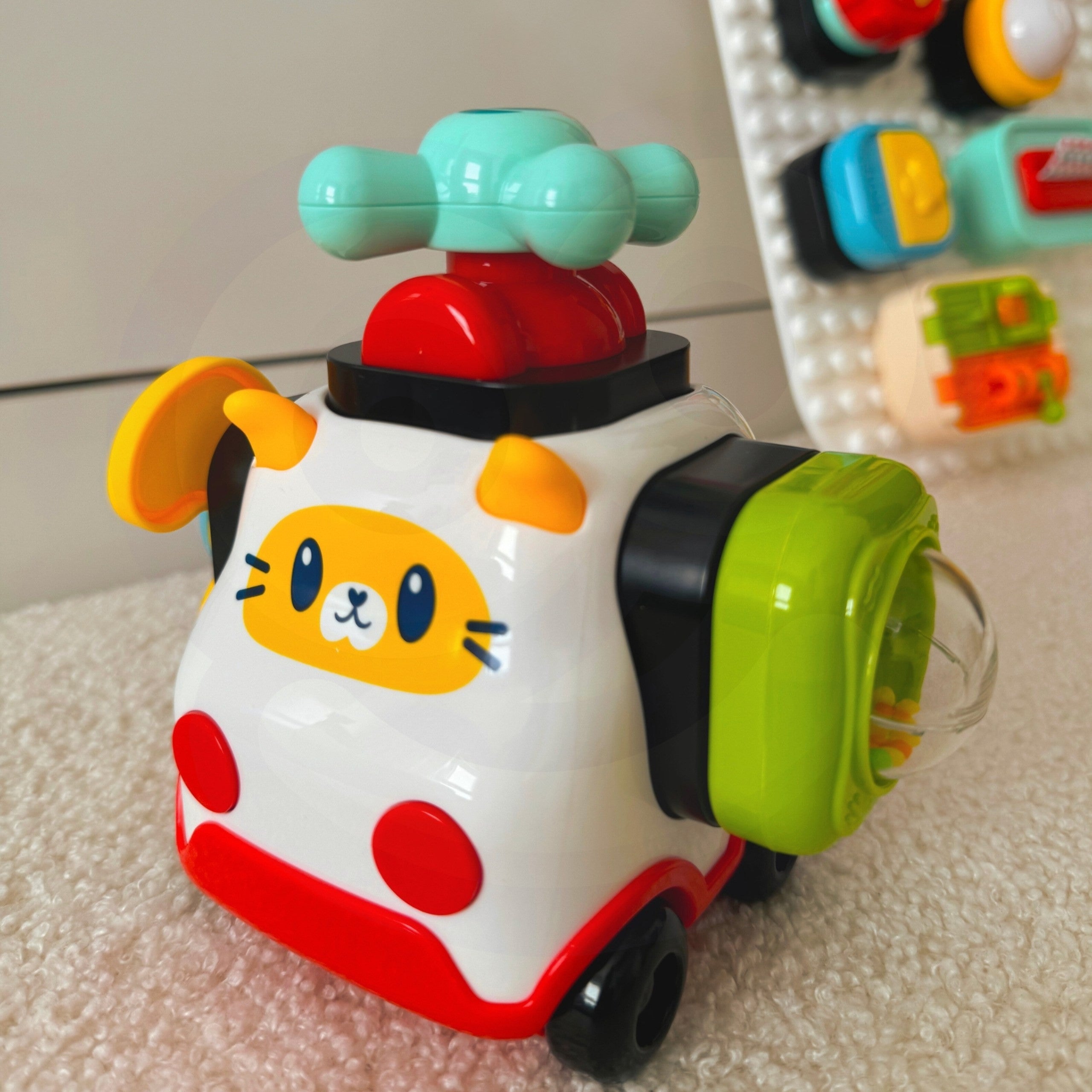 WOOPIE BABY Montessori Tablica Manipulacyjna Kolorowy Panel Aktywności